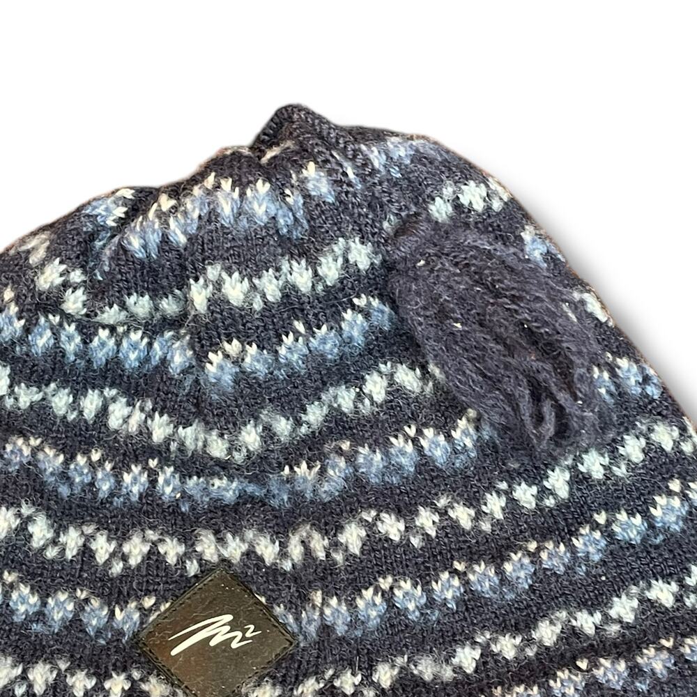 Merkley Headgear Men Beanie Hat 100% Wool Tassel Lined Ski Snowboard Made Canada - Picture 5 of 12